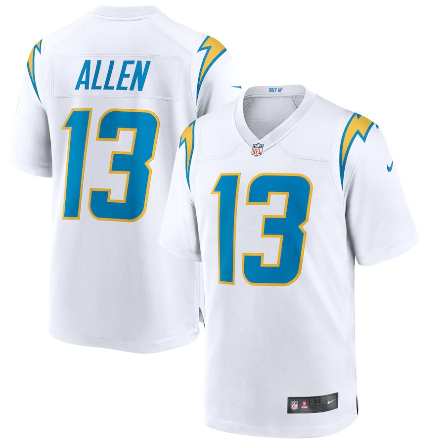 Men Los Angeles Chargers #13 Keenan Allen Nike White Game NFL Jersey->los angeles chargers->NFL Jersey